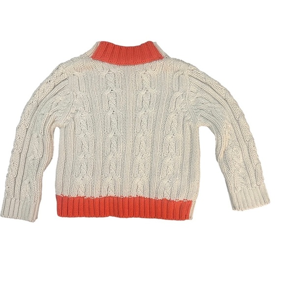 Unisex 12M Kids Cable Knit Sweater Cardigan Coastal Grandpa Cottage Fisherman - Picture 2 of 4